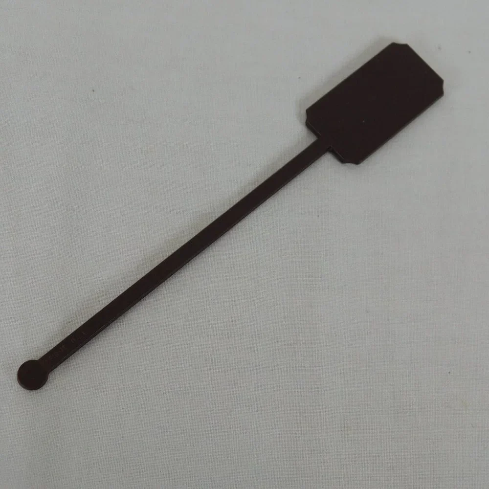 5 Hyatt Regency Chicago Swizzle Stick Drink Stirrer Spir-It USA Brown Plastic